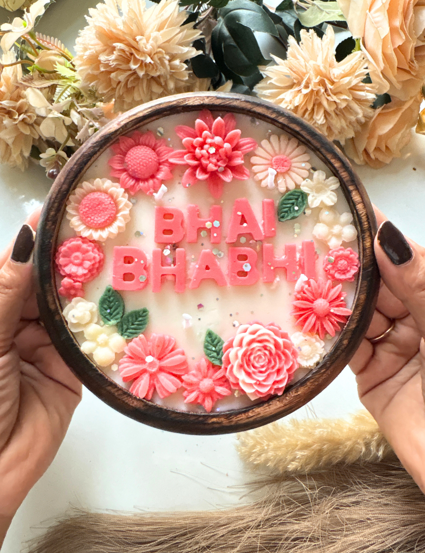Bhai Bhabhi Special Decorative Scented Candle for Raksha Bandhan