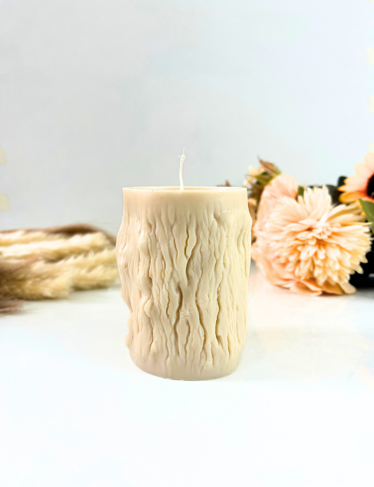 Teddy Bear Pillar Candle