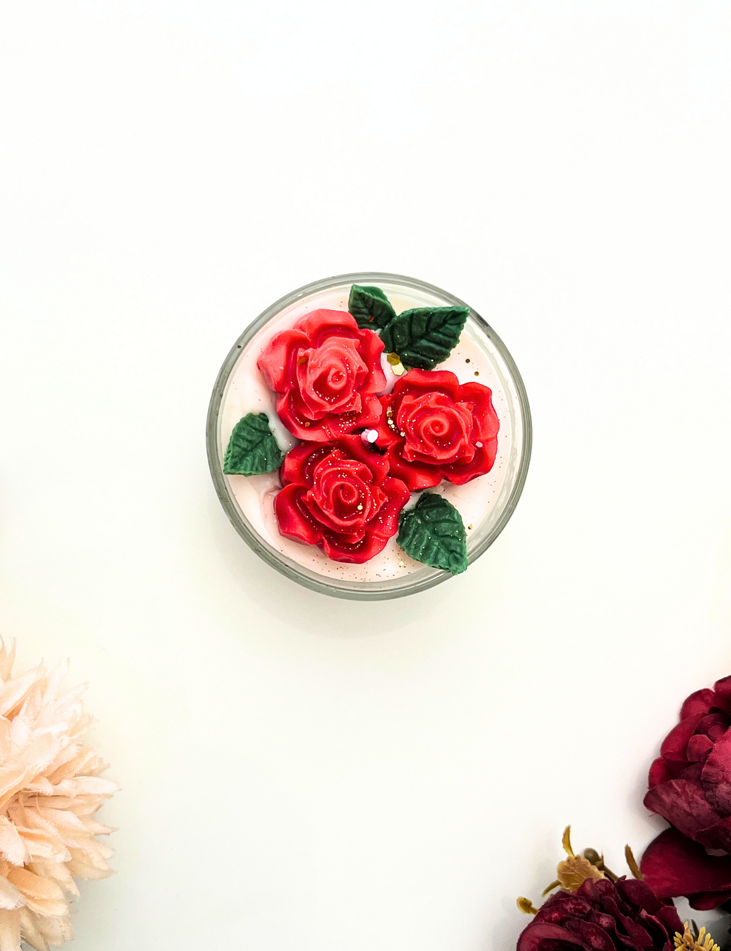 Red Rose Garden Candle