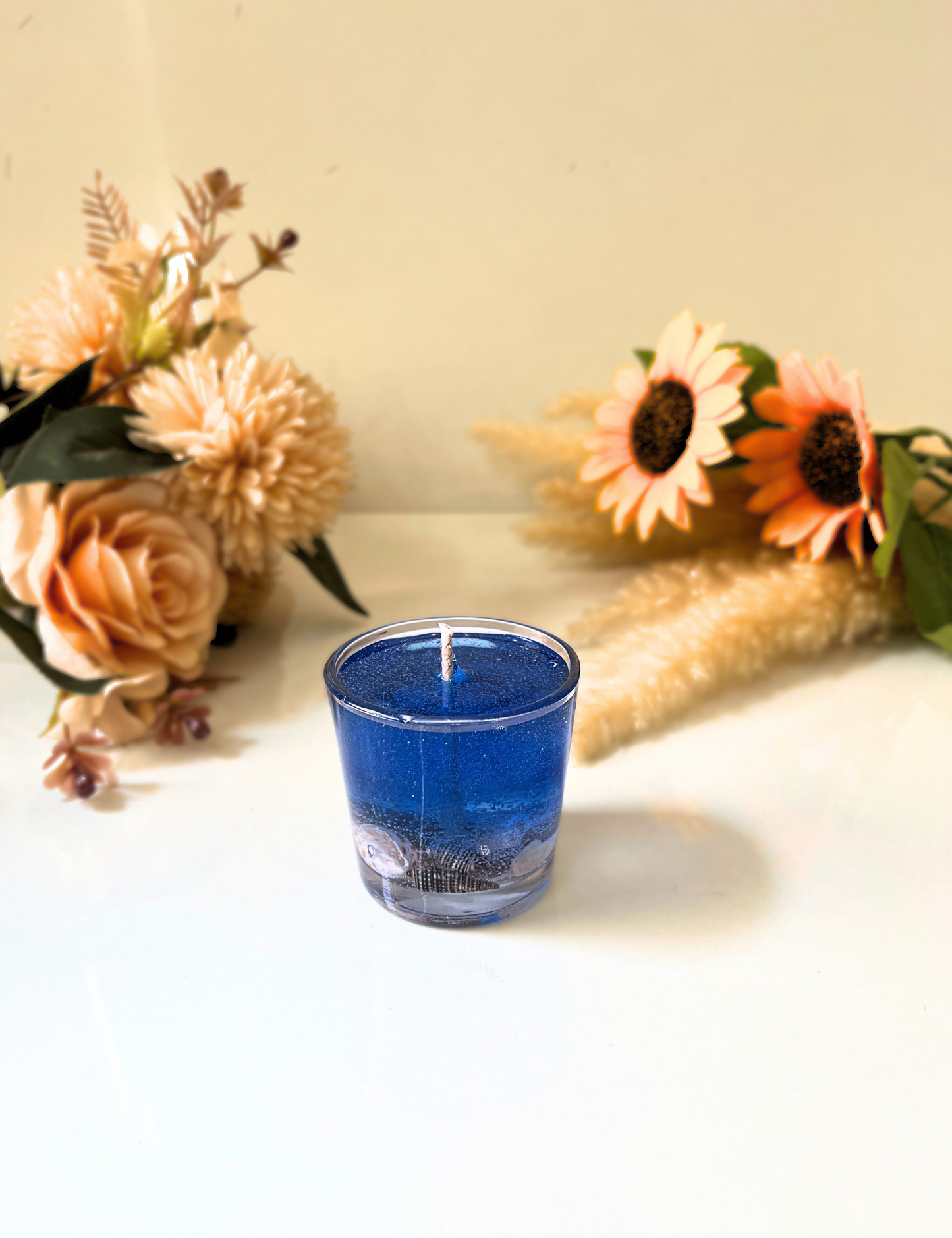 Ocean Themed Candle in Gel Wax