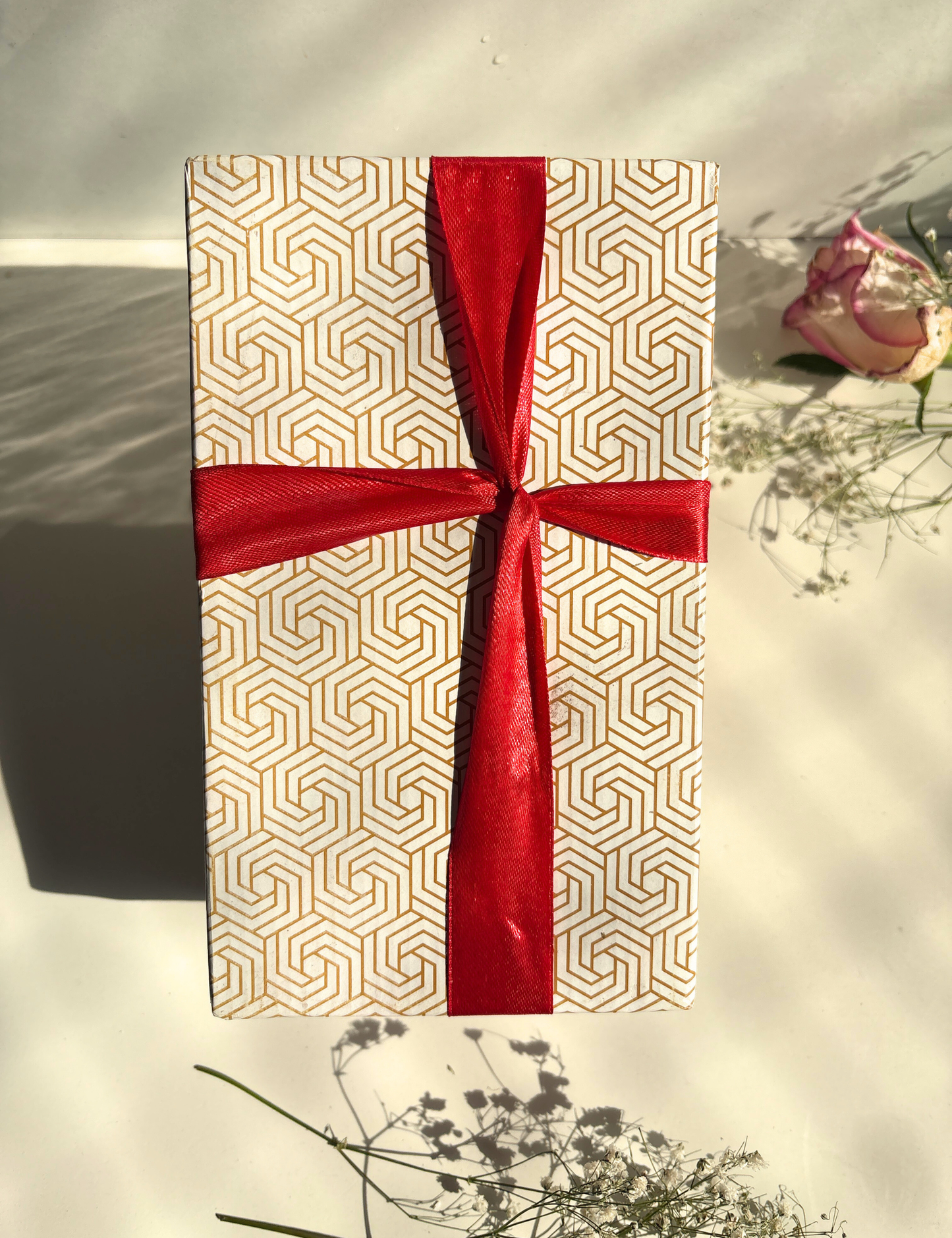 Mini Rose Candle & Dry Fruits Gift Hamper – Elegant Premium Gift Box