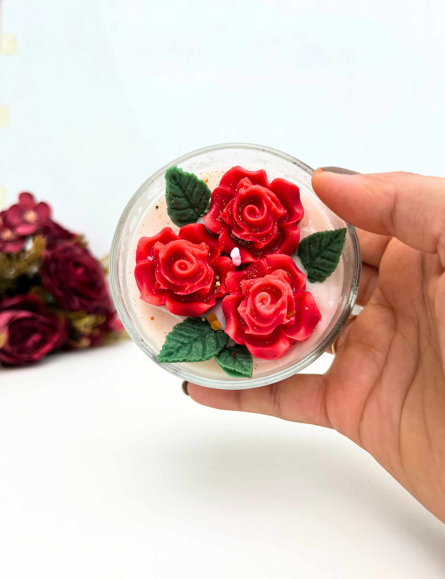 Red Rose Garden Candle