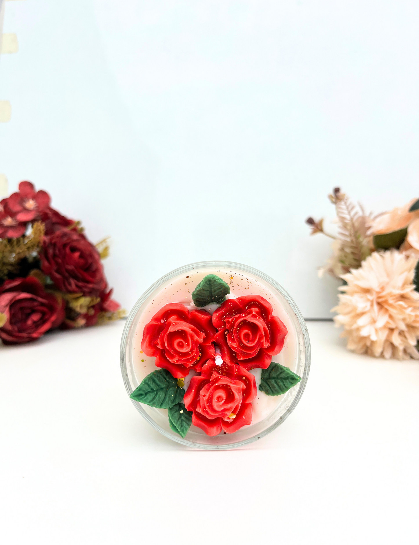 Red Rose Garden Candle