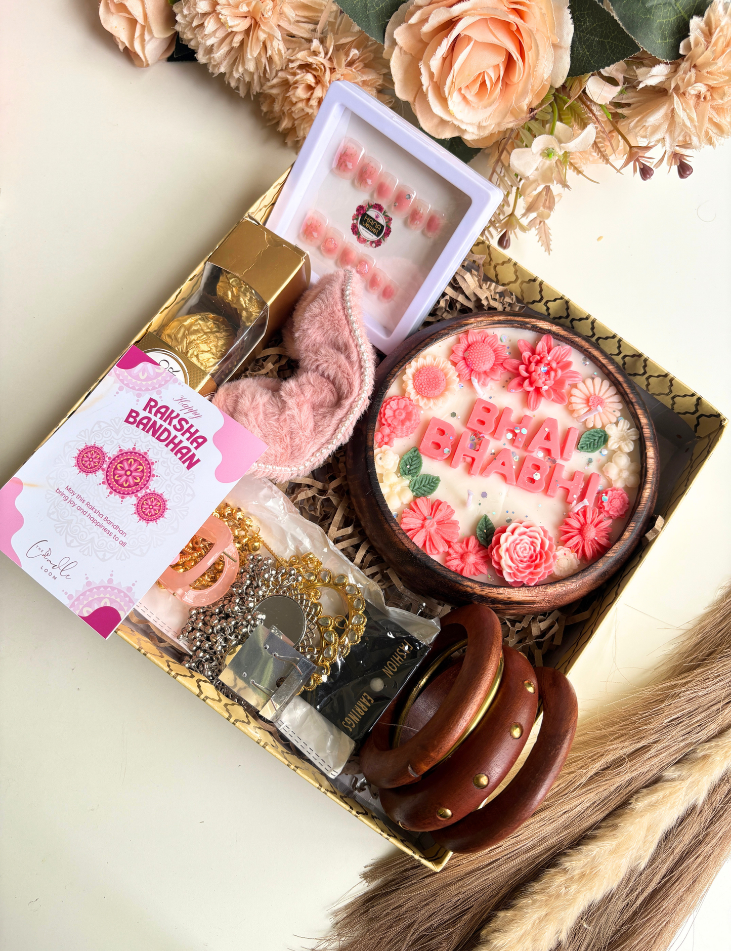 Bhai Bhabhi Luxury Rakhi Hamper | Premium Raksha Bandhan Gift Box
