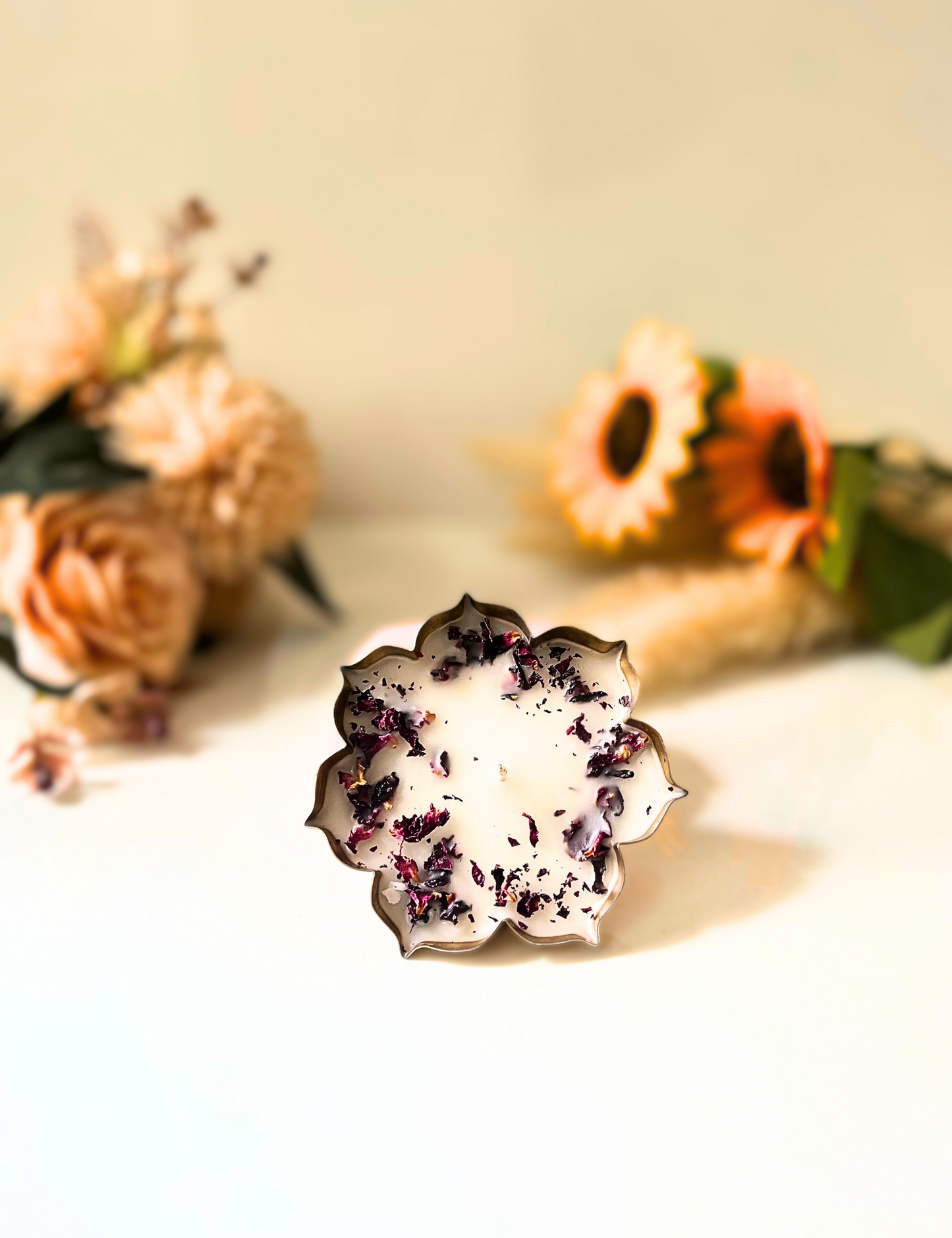 Mini urli candle with Rose