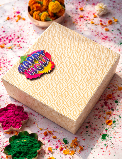 Luxury Holi Candle Hamper – Set of 4 Colourful Balti Candles