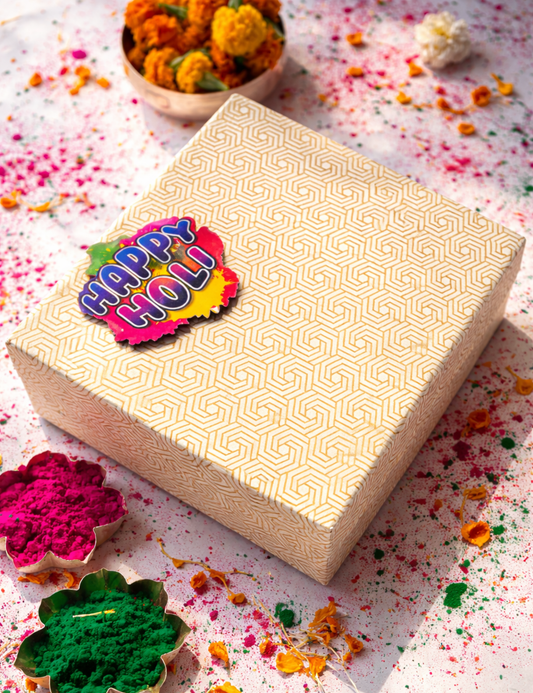 Luxury Holi Candle Hamper – Set of 4 Colourful Balti Candles