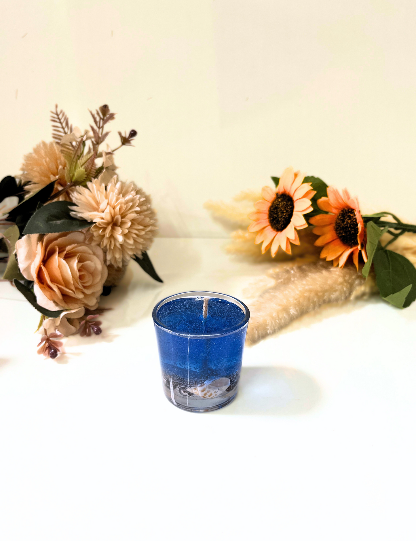 Ocean Themed Candle in Gel Wax