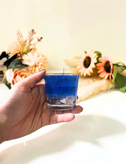 Ocean Themed Candle in Gel Wax
