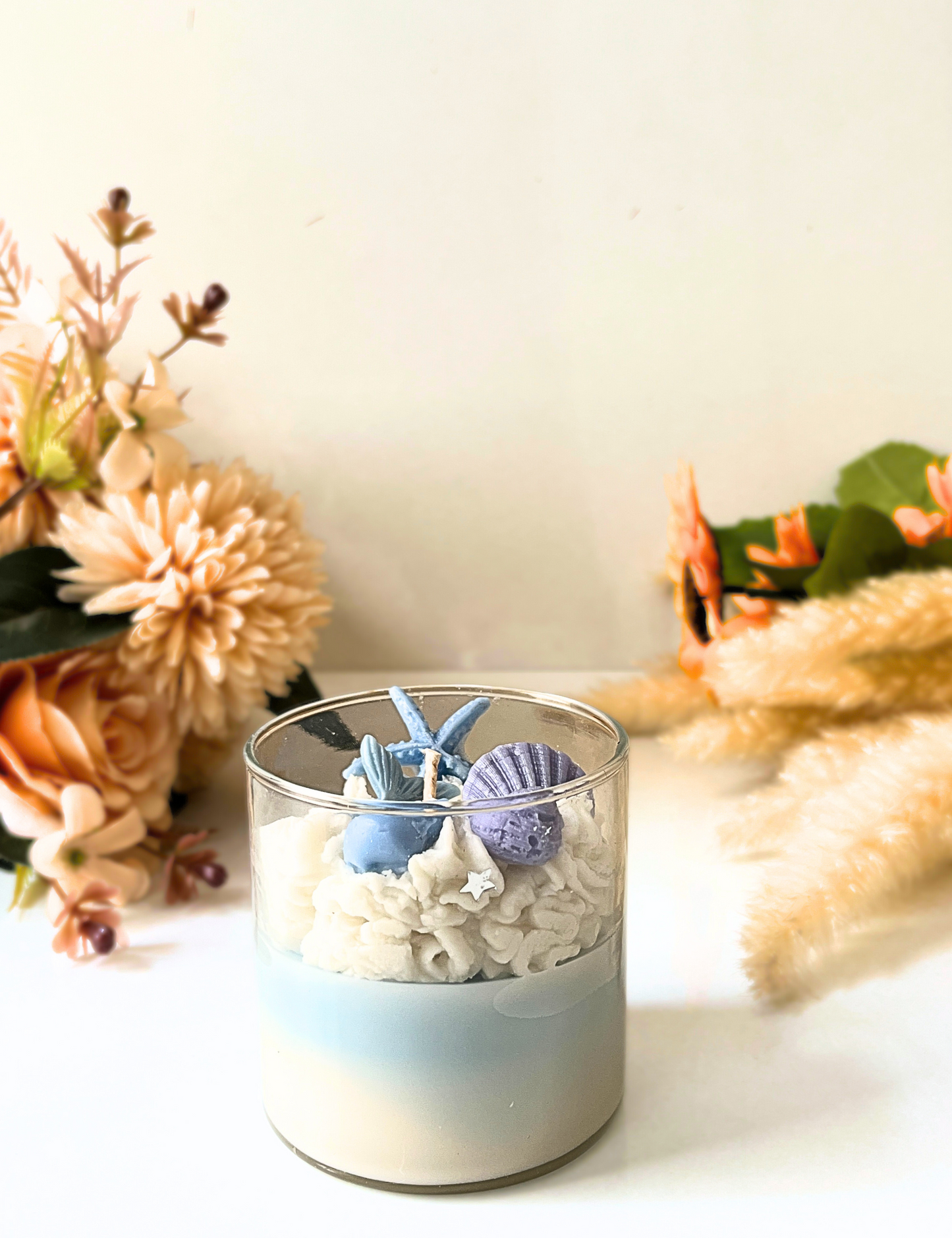Ocean Themed Candle in Jar