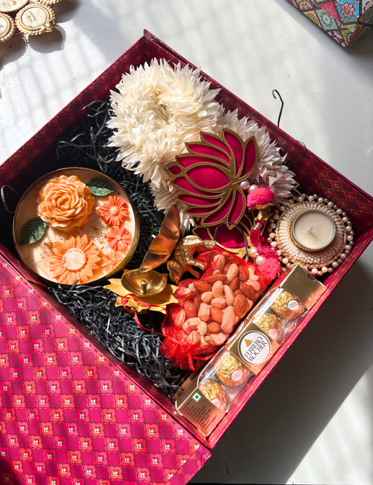 Royal Diwali Hamper with Premium Dry Fruits, Chocolates & Décor