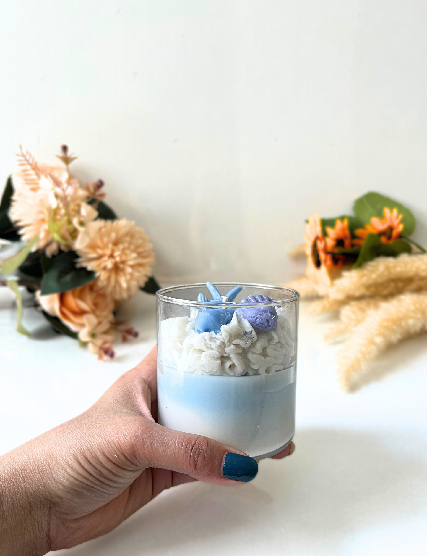 Ocean Themed Candle in Jar