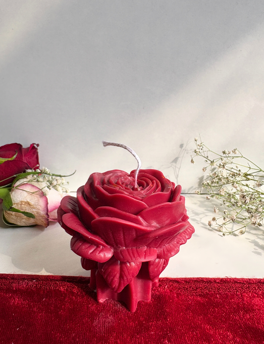 Blooming Rose Candle