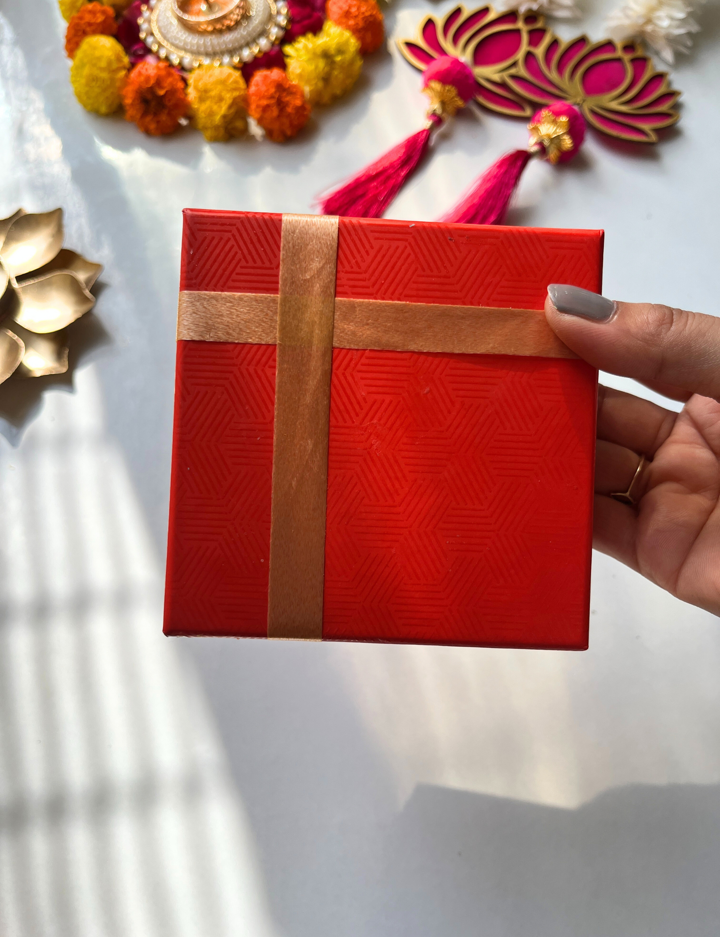 Set of 4 Ladoo Candles Gift Box