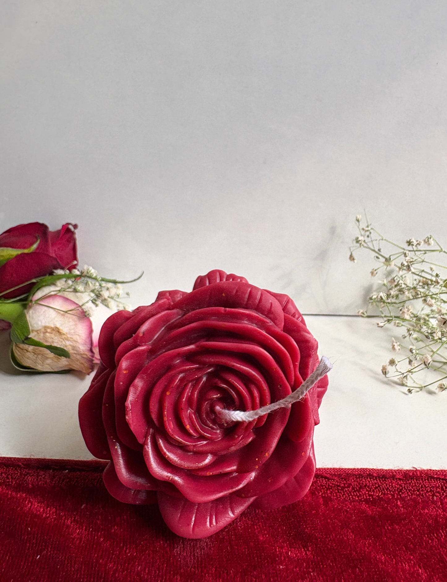 Blooming Rose Candle