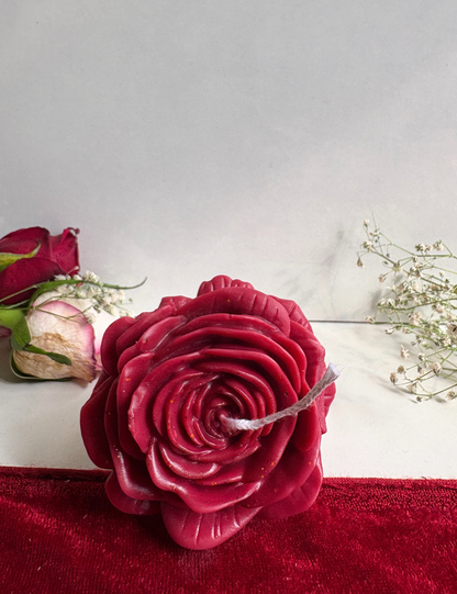 Blooming Rose Candle