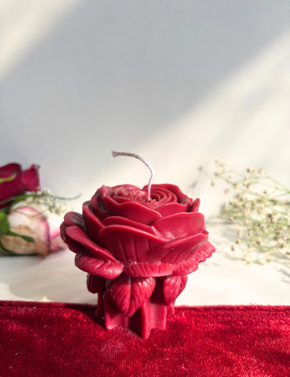 Blooming Rose Candle