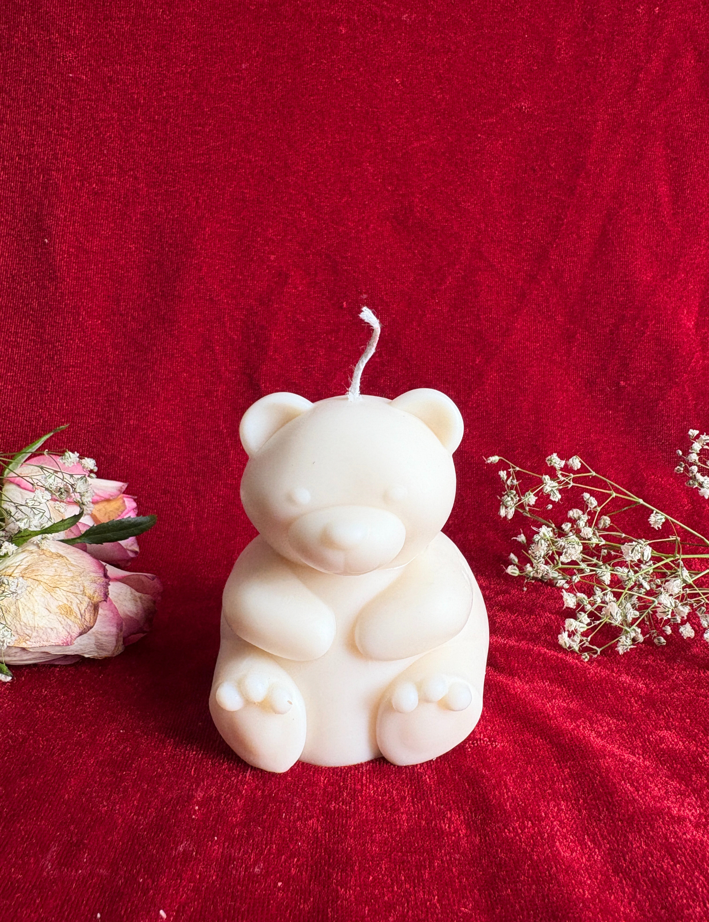 Handmade Cute Teddy Candle for Gifting