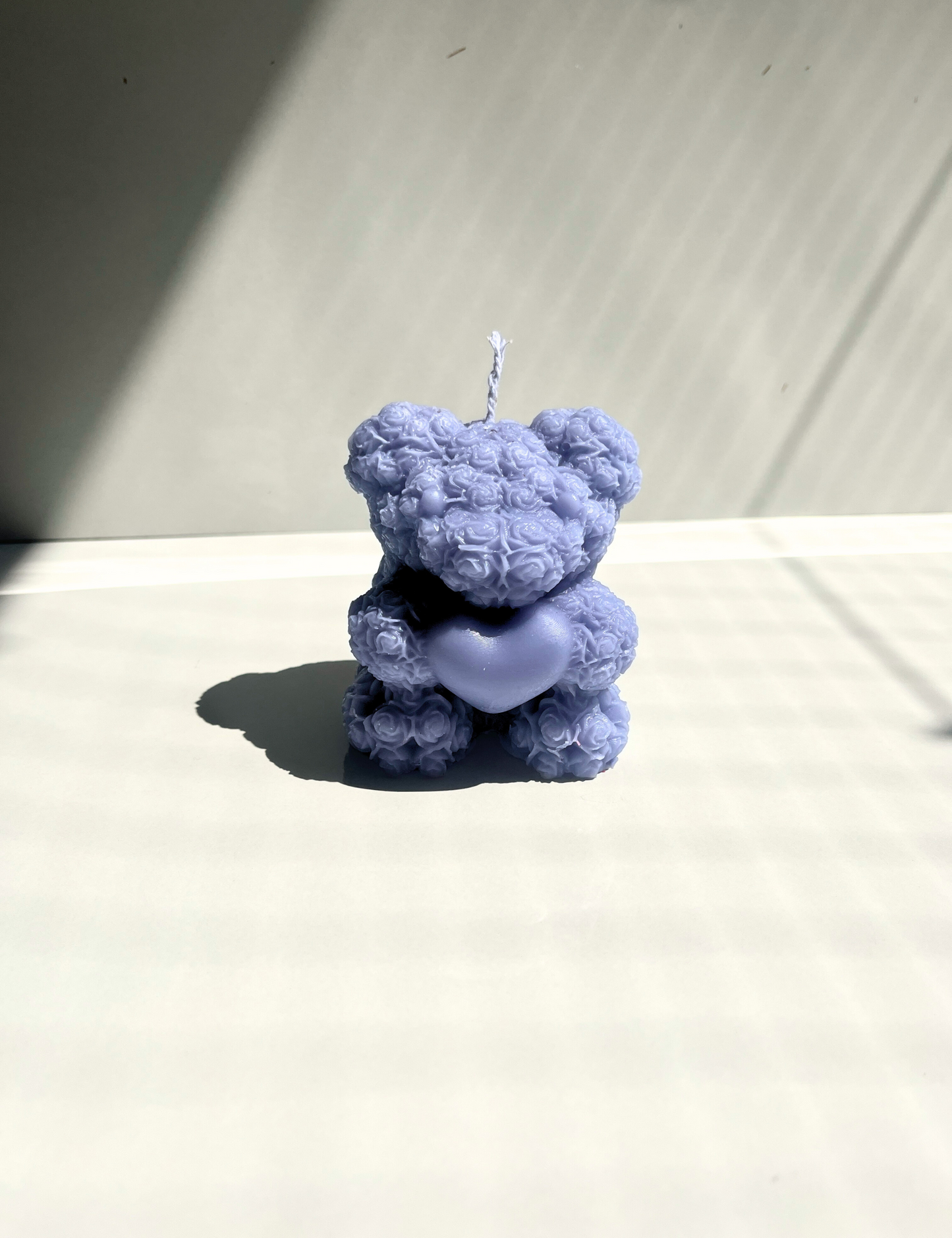 Rose Teddy Candle - Big