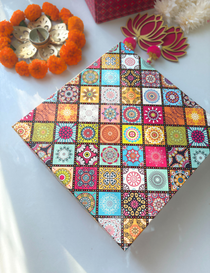 'Happy Diwali' Scented Wax Candle Gift Set – Decorative Festive Diya Candles with Floral Design for Diwali Decoration & Gifting