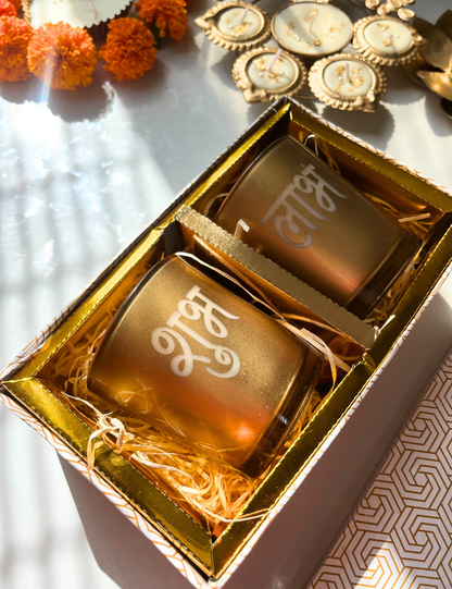 Shubh Labh Luxury Candle Set