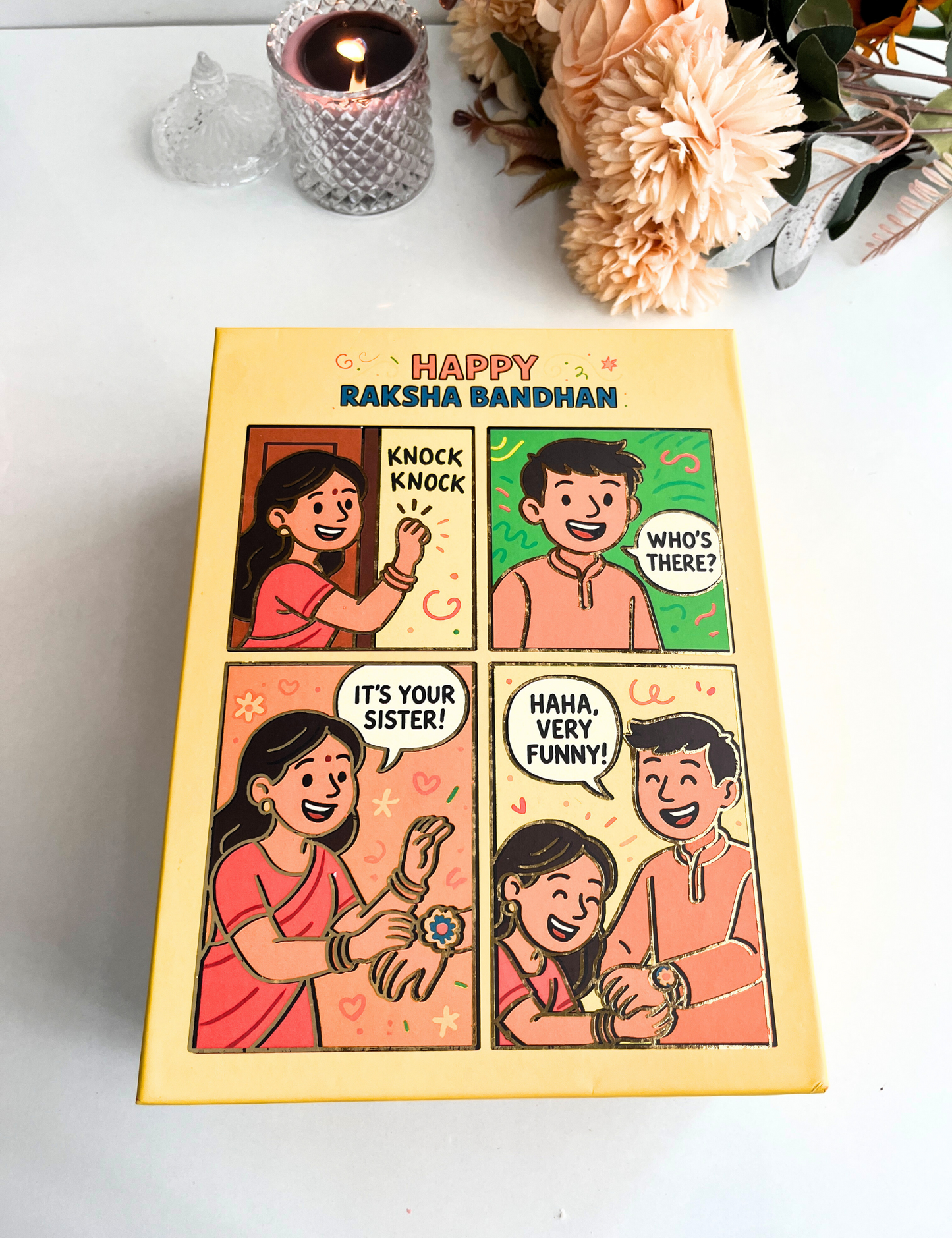 Raksha Bandhan Gift Box for Sister – Cute Personalized Hamper
