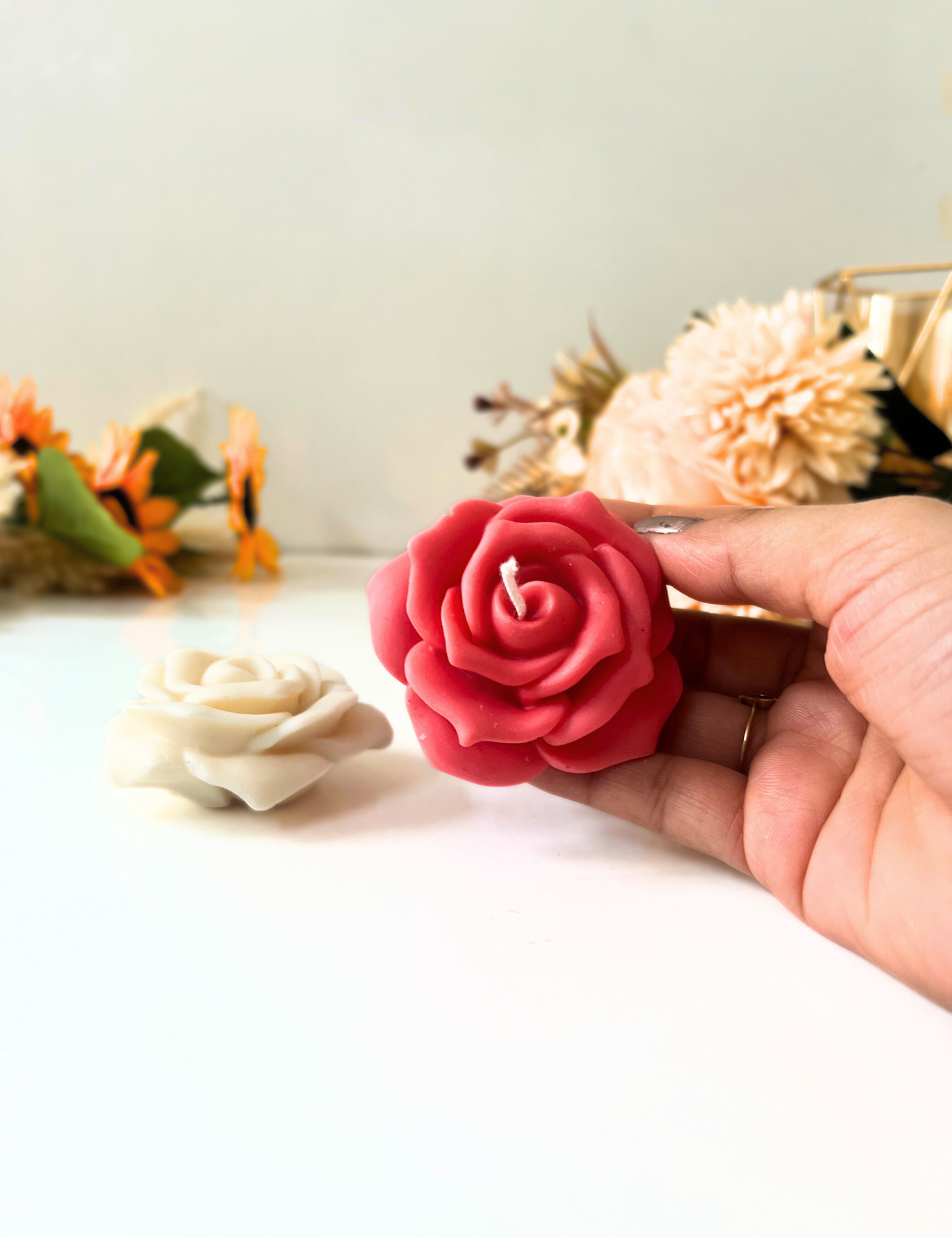 Rose Candle - Small