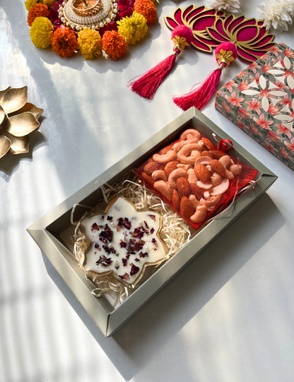 Luxury Mini Urli Candle with Dry Fruits Gift Pack