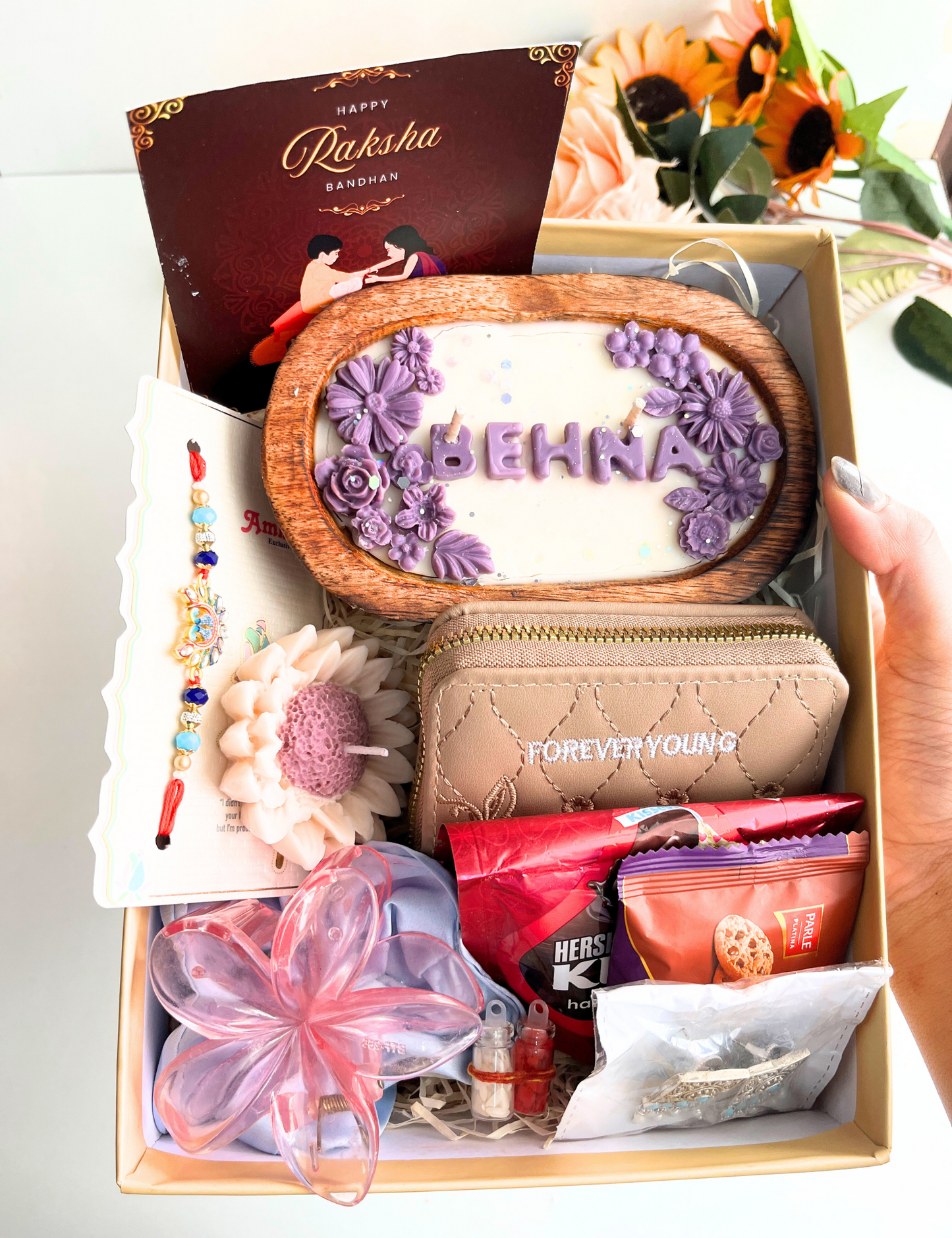 Raksha Bandhan Gift Box for Sister – Cute Personalized Hamper