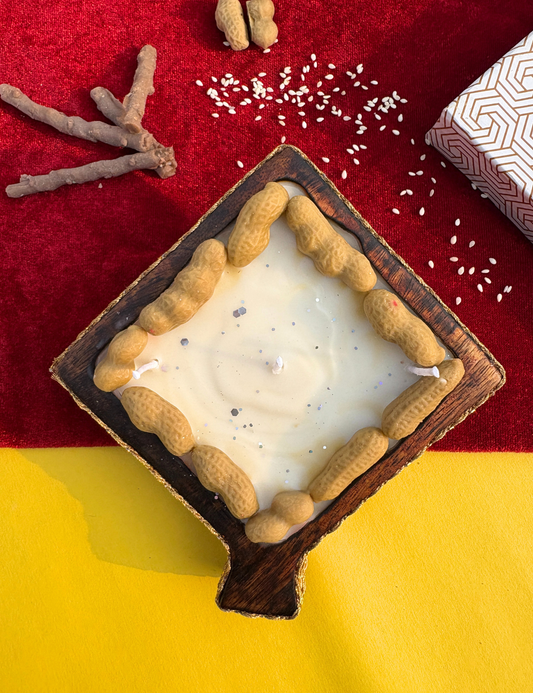 Peanut-Themed Kite shaped Aroma Candle