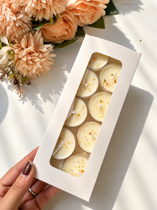 Mini Tea Light Candles Gift Box – Festive Diwali Décor & Return Gift