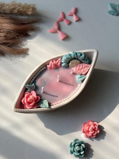 Scented Candle in Luxury Concrete Jar