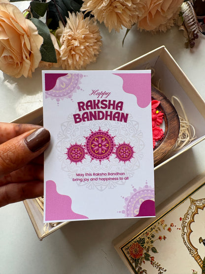 Raksha Bandhan Bhai Floral Love Candle
